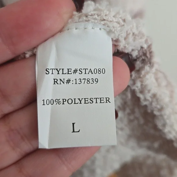 Debut Fuzzy Cream Cardigan - Picture 5 of 9